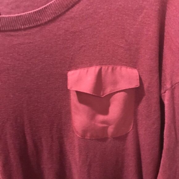 Augusta Silk Blouse  with Front  Pocket - Picture 5 of 7